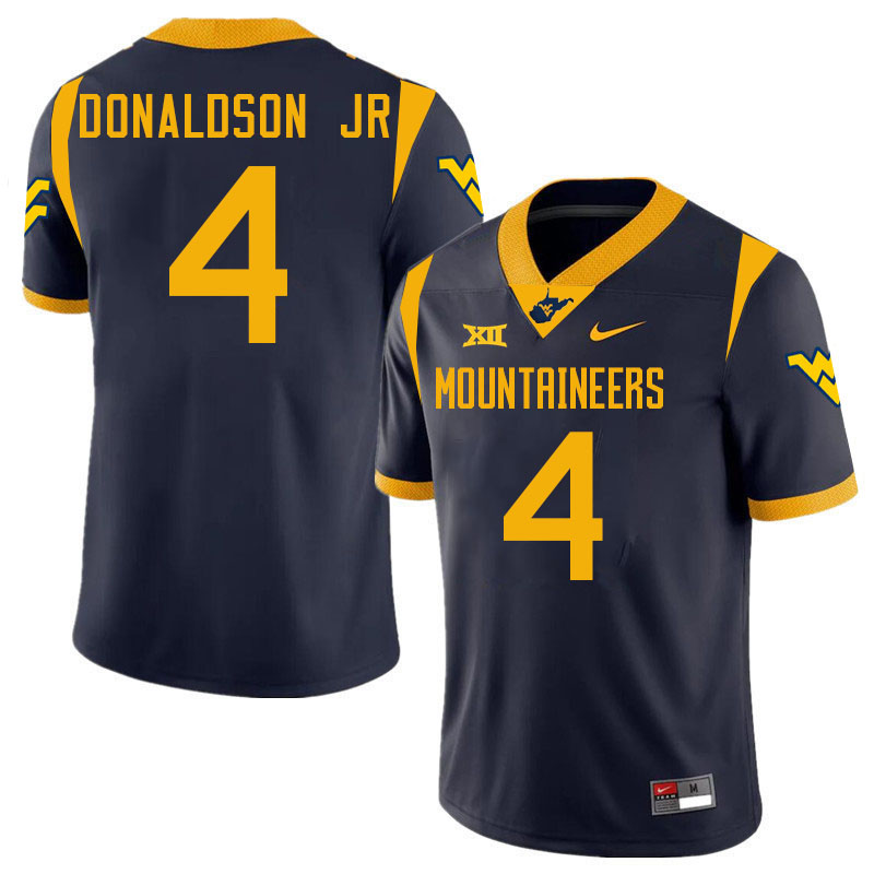 CJ Donaldson Jr. WVU Jersey,West Virginia Mountaineers #4 CJ Donaldson Jr. Jersey Youth College-Navy